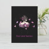 Ich bin der Sturm starke Frauen, die Brustkrebs üb Save The Date (Stehend Vorderseite)