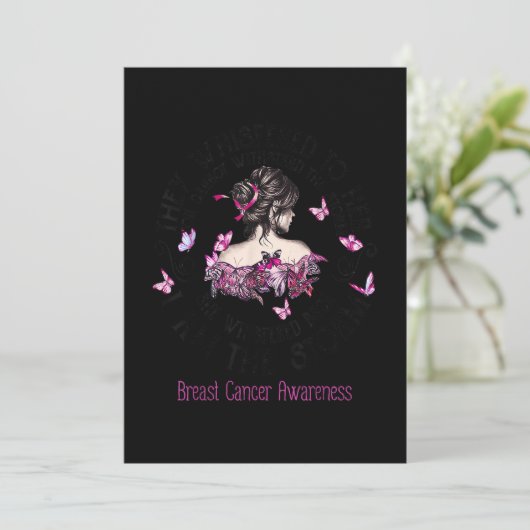 Ich bin der Sturm starke Frauen, die Brustkrebs üb Save The Date (Stehend Vorderseite)