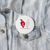 Ich bin der Sturm Tuberkulose Butterfly Button (Beispiel)