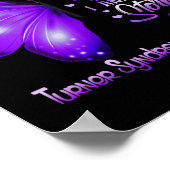 Ich bin der Sturm-Turner-Syndrom-Butterfly Poster (Ecke)