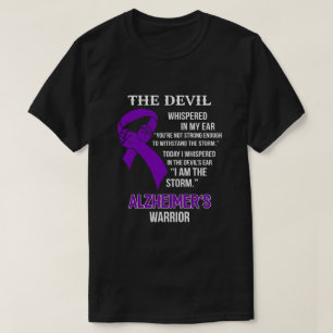 Ich bin der Sturm unterstützen Alzheimer's Bewusst T-Shirt