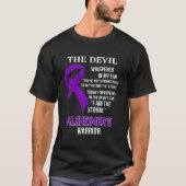 Ich bin der Sturm unterstützen Alzheimer's Bewusst T-Shirt (Vorderseite)