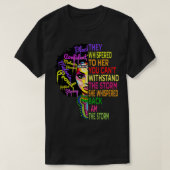 Ich bin der Sturm Womens Tshirt Junetelth Black Hi (Design vorne)