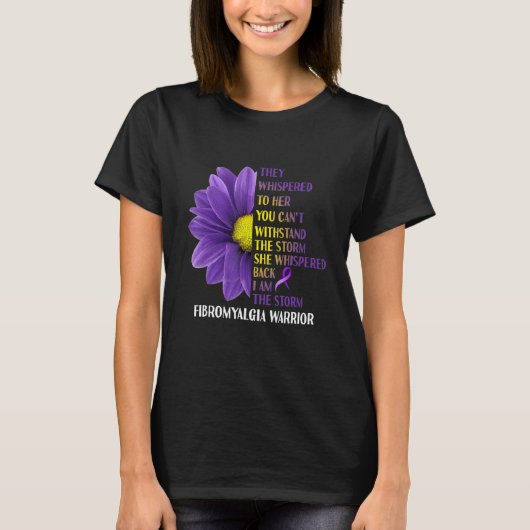 Ich bin der Sturmfibromyalgie-Krieger T-Shirt (Vorderseite)