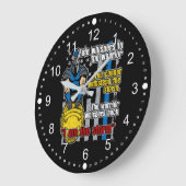 Ich bin der Sturmpolizist Große Wanduhr (Winkel)