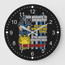 Ich bin der Sturmpolizist Große Wanduhr