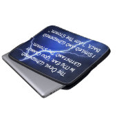 Ich bin der Sturmschläfer Laptopschutzhülle (Vorne Knopf)