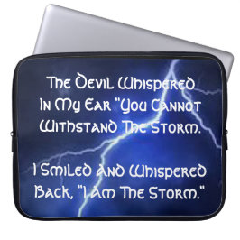 Ich bin der Sturmschläfer Laptopschutzhülle