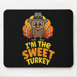 Ich bin der süße Erntedank der Türkei, der Herbstf Mousepad