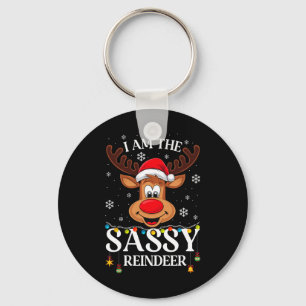 Ich bin der Sy Rentier Funny Xmas Holiday Rentier  Schlüsselanhänger