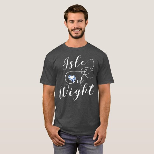 Ich bin der T - Shirt der "Herzinsel der Nachahmun (Vorne ganz)