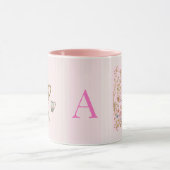 Ich bin der Tee-Inspirierte Kaffeebecher – Pink &  Tasse (Zentrum)