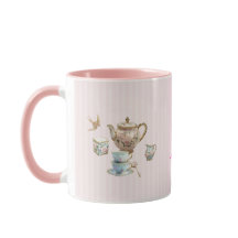 Ich bin der Tee-Inspirierte Kaffeebecher – Pink &
