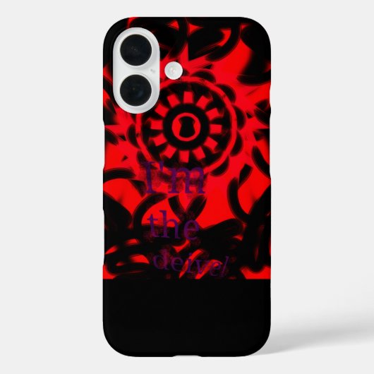Ich bin der Teufel Case-Mate iPhone Hülle (Rückseite)