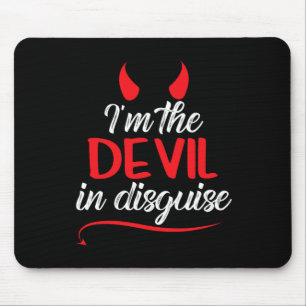 Ich bin der Teufel im verdeckten Spaß Satan Worshi Mousepad