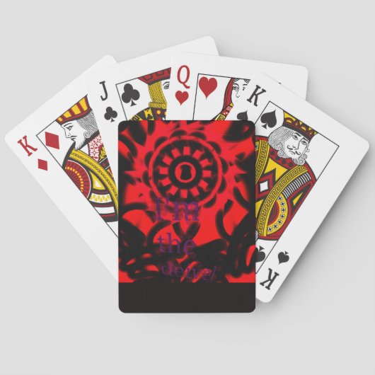 Ich bin der Teufel Spielkarten (Rückseite)