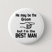 Ich bin der Trauzeuge Button (Vorderseite)