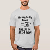 Ich bin der Trauzeuge T-Shirt (Vorderseite)