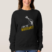 Ich bin der Typ für den automatischen Garantietunn Sweatshirt (Vorderseite)