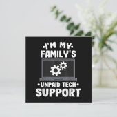 Ich bin der unbezahlte Computer des technischen Su (Stehend Vorderseite)