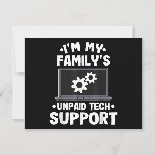 Ich bin der unbezahlte Computer des technischen Su (Vorderseite)