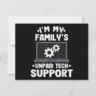 Ich bin der unbezahlte Computer des technischen Su