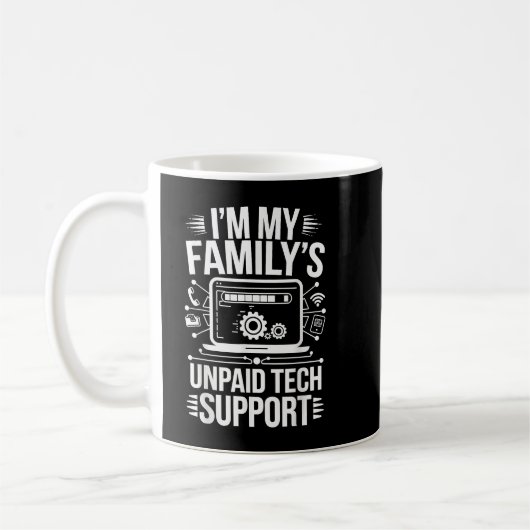 Ich bin der unbezahlte Computer des technischen Su Kaffeetasse (Links)
