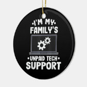 Ich bin der unbezahlte Computer des technischen Su Keramik Ornament (Links)