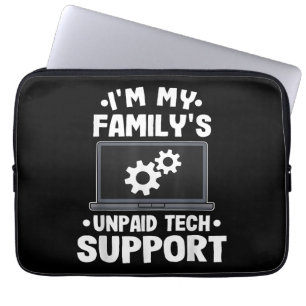 Ich bin der unbezahlte Computer des technischen Su Laptopschutzhülle