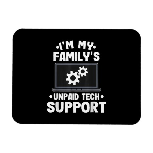 Ich bin der unbezahlte Computer des technischen Su Magnet (Horizontal)