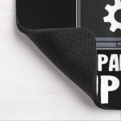 Ich bin der unbezahlte Computer des technischen Su Mousepad (Ecke)