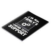 Ich bin der unbezahlte Computer des technischen Su Notizblock (Linke Seite)