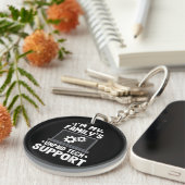 Ich bin der unbezahlte Computer des technischen Su Schlüsselanhänger (Vorderseite rechts)