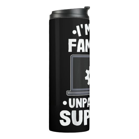 Ich bin der unbezahlte Computer des technischen Su Thermosbecher (Nach links gedreht)