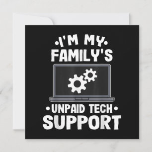 Ich bin der unbezahlte Technik-Support meiner Fami Save The Date