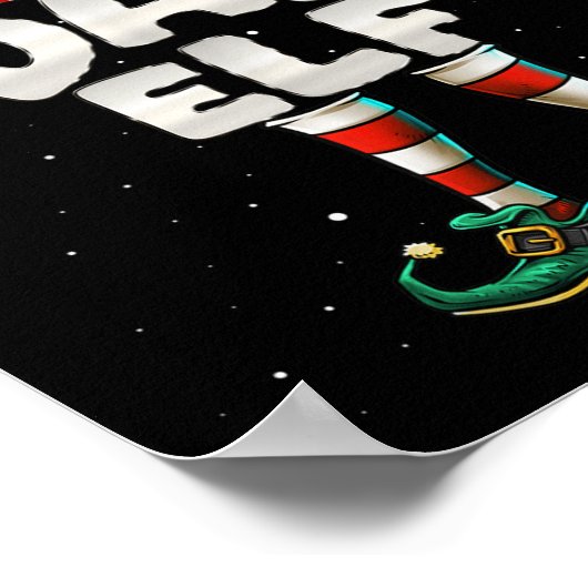 Ich bin der Vater Elf Familie Matching Group Weihn Poster (Ecke)