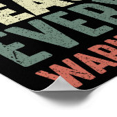 Ich bin der verrückte Lehrer, den dich alle gewarn Poster (Ecke)