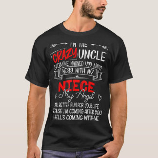 Ich bin der verrückte Onkel Misch nicht mit meinem T-Shirt