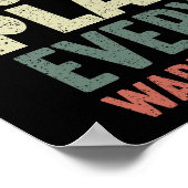 Ich bin der verrückte Pickleball Spieler, den alle Poster (Ecke)