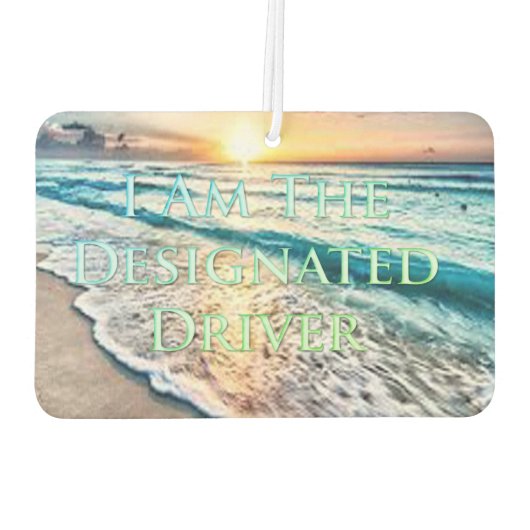 Ich bin der vorgesehene Freibrief für die Fahrerfr Autolufterfrischer (Rückseite)