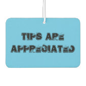 Ich bin der vorgesehene Freibrief für die Fahrerfr Autolufterfrischer (Vorderseite)