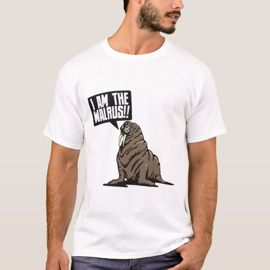 Ich bin der Walrus! Klassischer T - Shirt (Vorderseite)