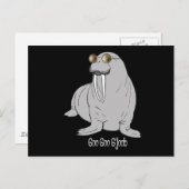 Ich bin der Walrus Postkarte (Vorne/Hinten)