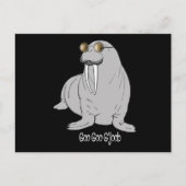 Ich bin der Walrus Postkarte (Vorderseite)