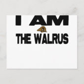 Ich bin der Walrus Postkarte (Vorderseite)