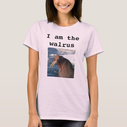 Ich bin der Walrus-T - Shirt (Vorderseite)