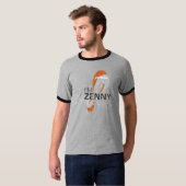 Ich bin der Wecker-T-Shirt Zenny Männer T-Shirt (Vorne ganz)