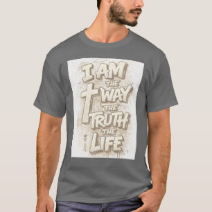 Ich bin der Weg, die Wahrheit, das Leben – Graffit T-Shirt