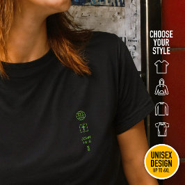 Ich bin der Weg Johannes 14:6 Christliche Symbole T-Shirt