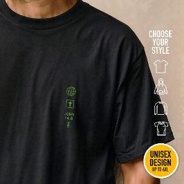 Ich bin der Weg Johannes 14:6 Christliche Symbole T-Shirt
